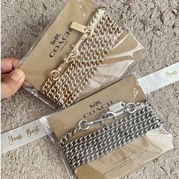 Coach Chain Strap Tali Rantai Tas