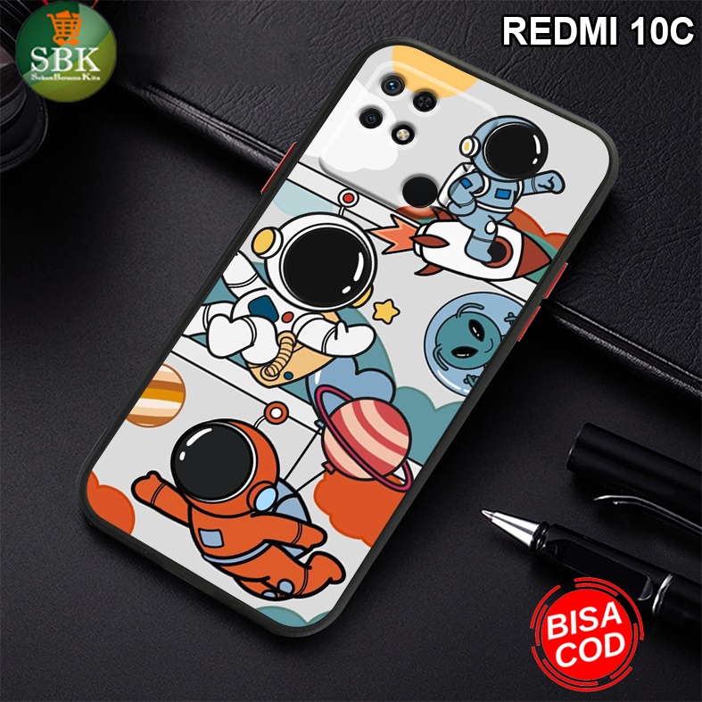 SBK Case - Case ASTRONAUT Xiaomi Redmi 10C - Case Hp Redmi 10C - Kesing Hp Redmi 10C - Casing Hp Red