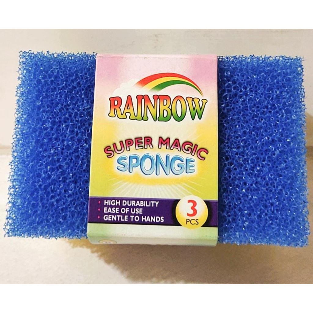 Vinztstore - Spons Cuci Piring Rainbow Sponge Magic Spons Serbaguna Sponge Filter Rainbow