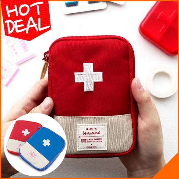 【GOGOMART】Mini First Aid Kit Pouch / Dompet P3K