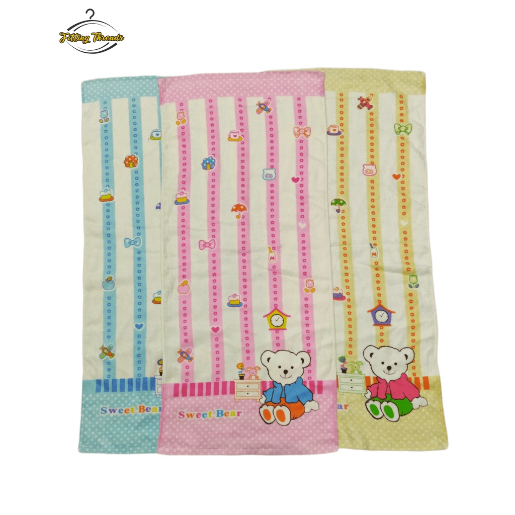 Handuk Mandi Bayi Microfiber Karakter DIXON Ukuran 35x80 cm / Handuk Olahraga