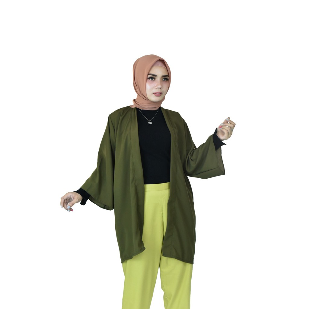 Long Cardi/outer panjang/cardigan panjang/cardigan murah/jual cardigan/atasan perempuan/baju panjang