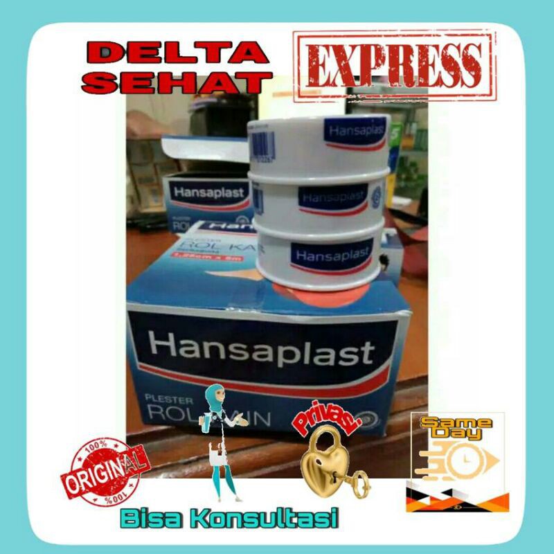 

Hansaplast roll Besar 1,25cmx5m /roll