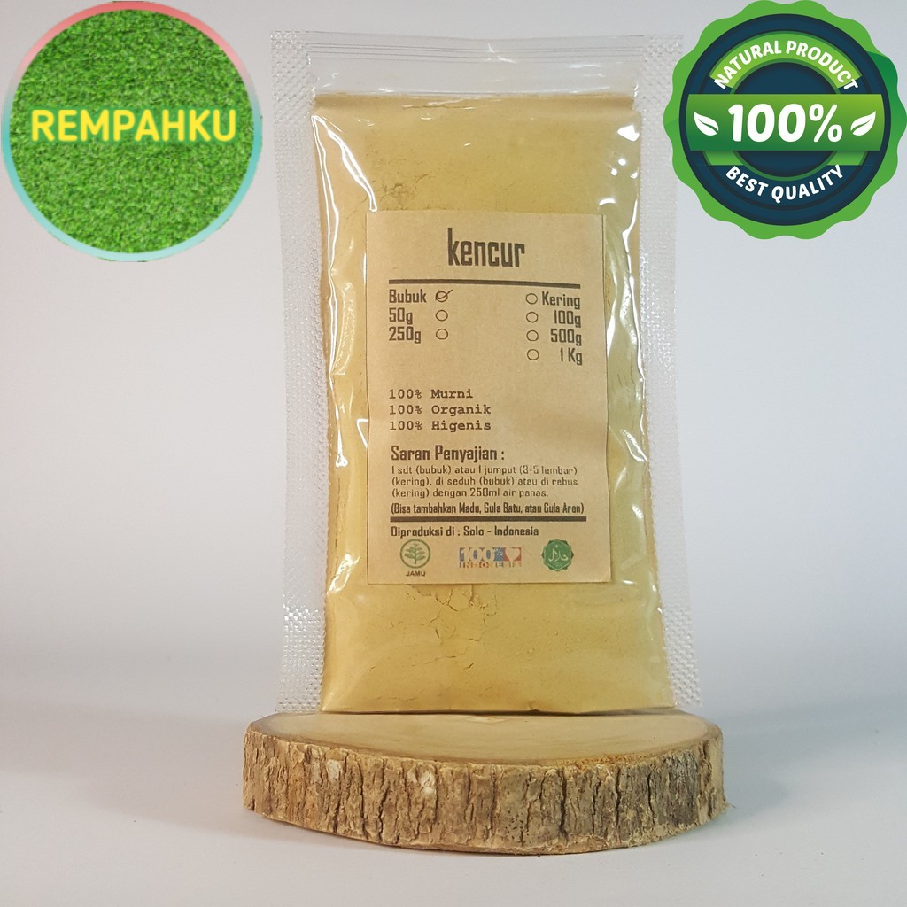 

KENCUR BUBUK 50 GRAM - Kaempferia Galanga - MURNI - JSR - REMPAH