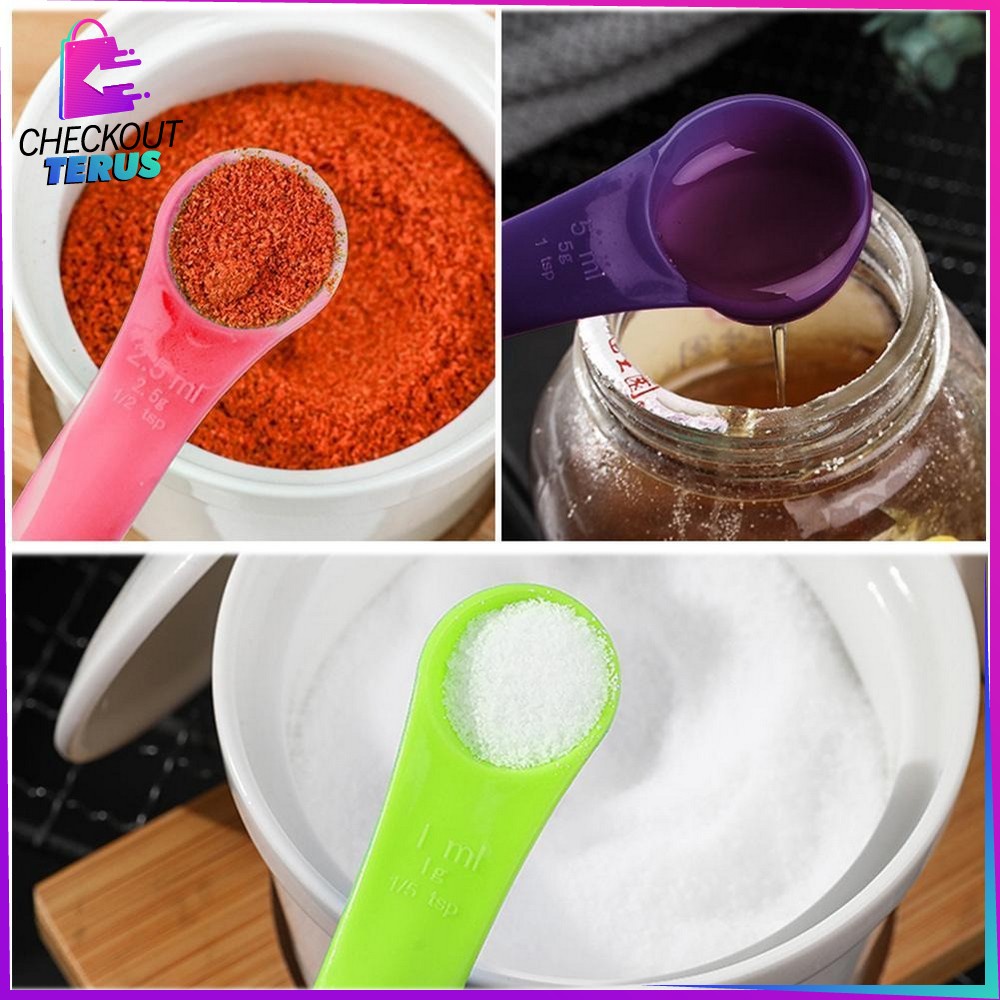 CT C142 Sendok Takar Dapur Sendok Takaran Bumbu Bumbu Sendok Takar 5IN1 Measuring Spoon Sendok Takaran MPASI Bayi