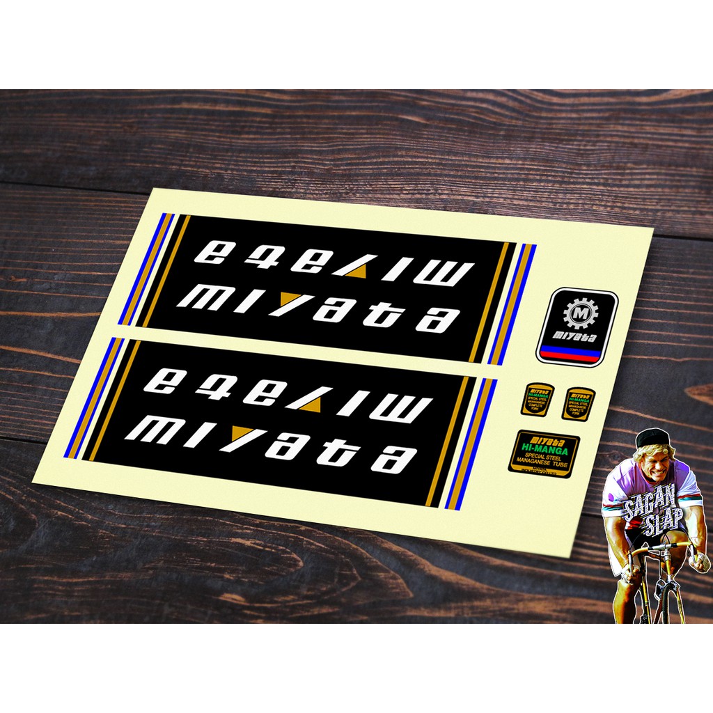 Stiker & Decal frame sepeda MIYATA mtb roadbike federal