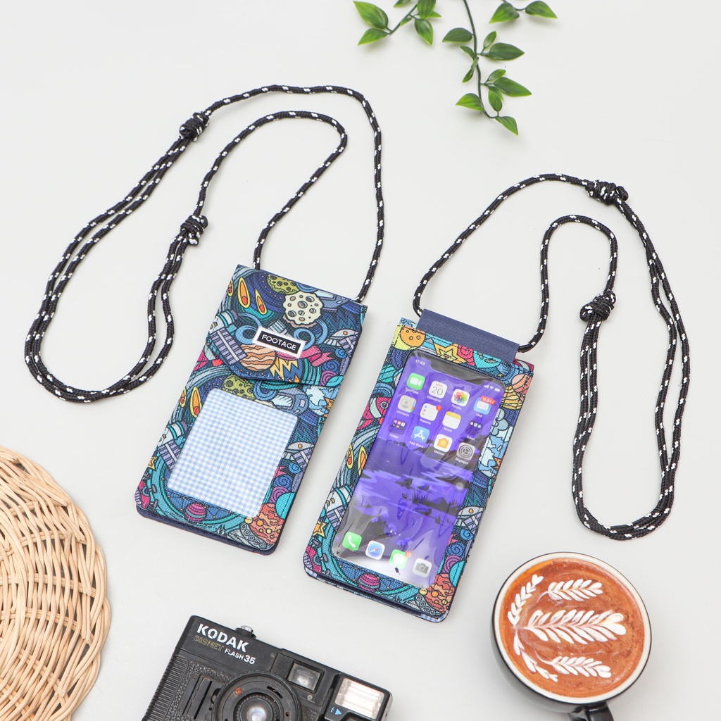 Dompet HP ID Card Holder Hanging Phone Wallet Kalung Gantung Leher Multifungsi Wanita Pria TS-10 November Series