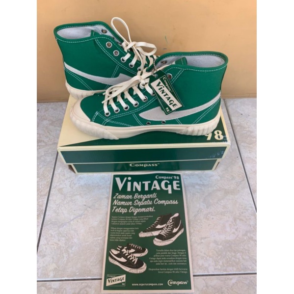 COMPASS VINTAGE GREEN HIGH SIZE 36