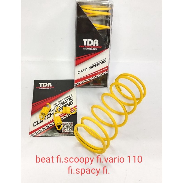 PAKETAN PER CVT TDR 1500RPM  BEAT FI/ESP SCOOPY FI VARIO 110  FI SPACY FI + PERKAMPAS GANDA 1500RPM