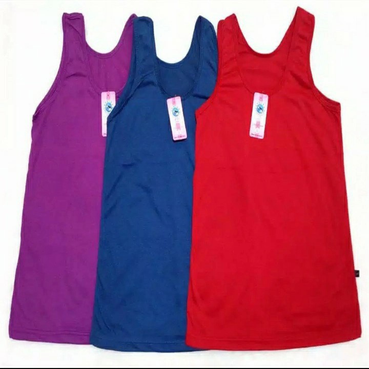 Tank top wanita | tank top tali besar katun PHG - L-XL