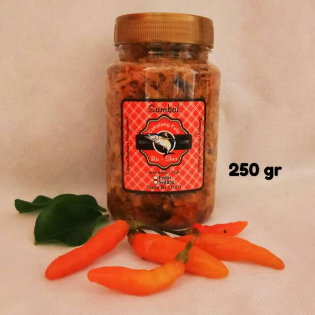 

Sambal Cakalang fufu bu-sher 250g
