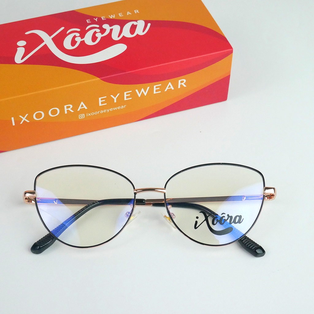 [Best Seller Paket Photocromic] Kacamata Ixoora Zeline