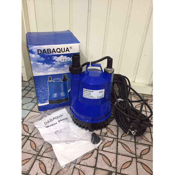 Q2009 pompa air celup kolam kuras tandon akuarium dabaqua manual
