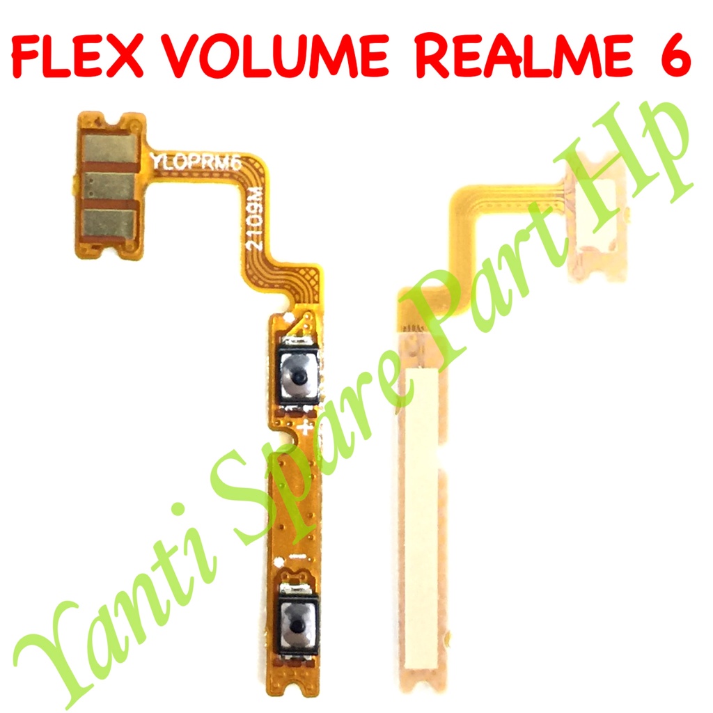 Flexible Volume Realme 6 Original Terlaris New