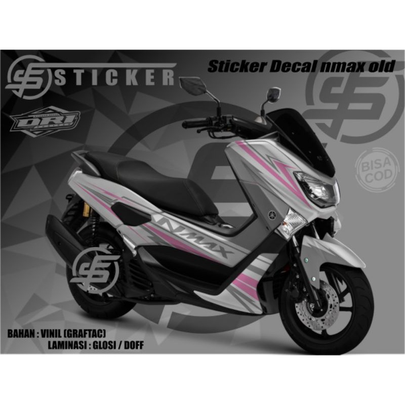 Sticker decal vareasi motor yamaha nmax lama tahun 2018 full body
