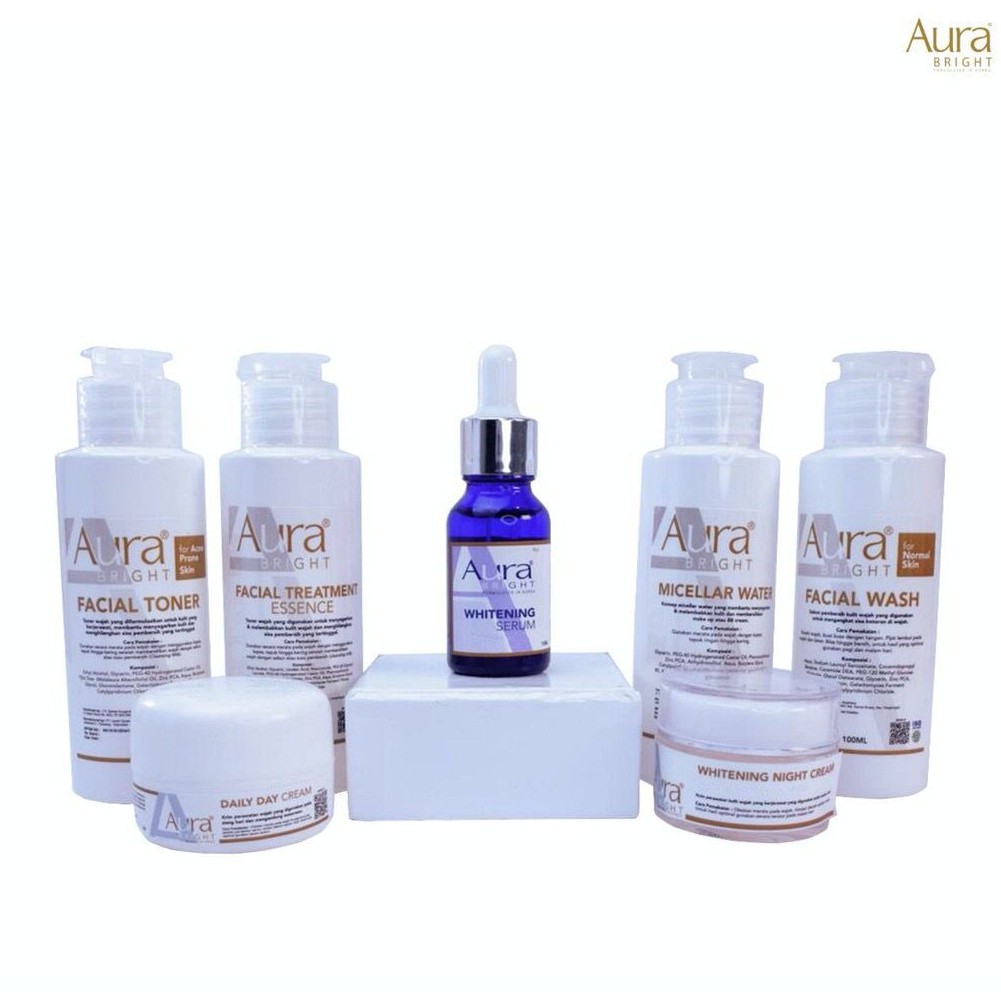 AURA Bright Skincare By Aryani Fitriana All Product / Tersedia Semua Produk