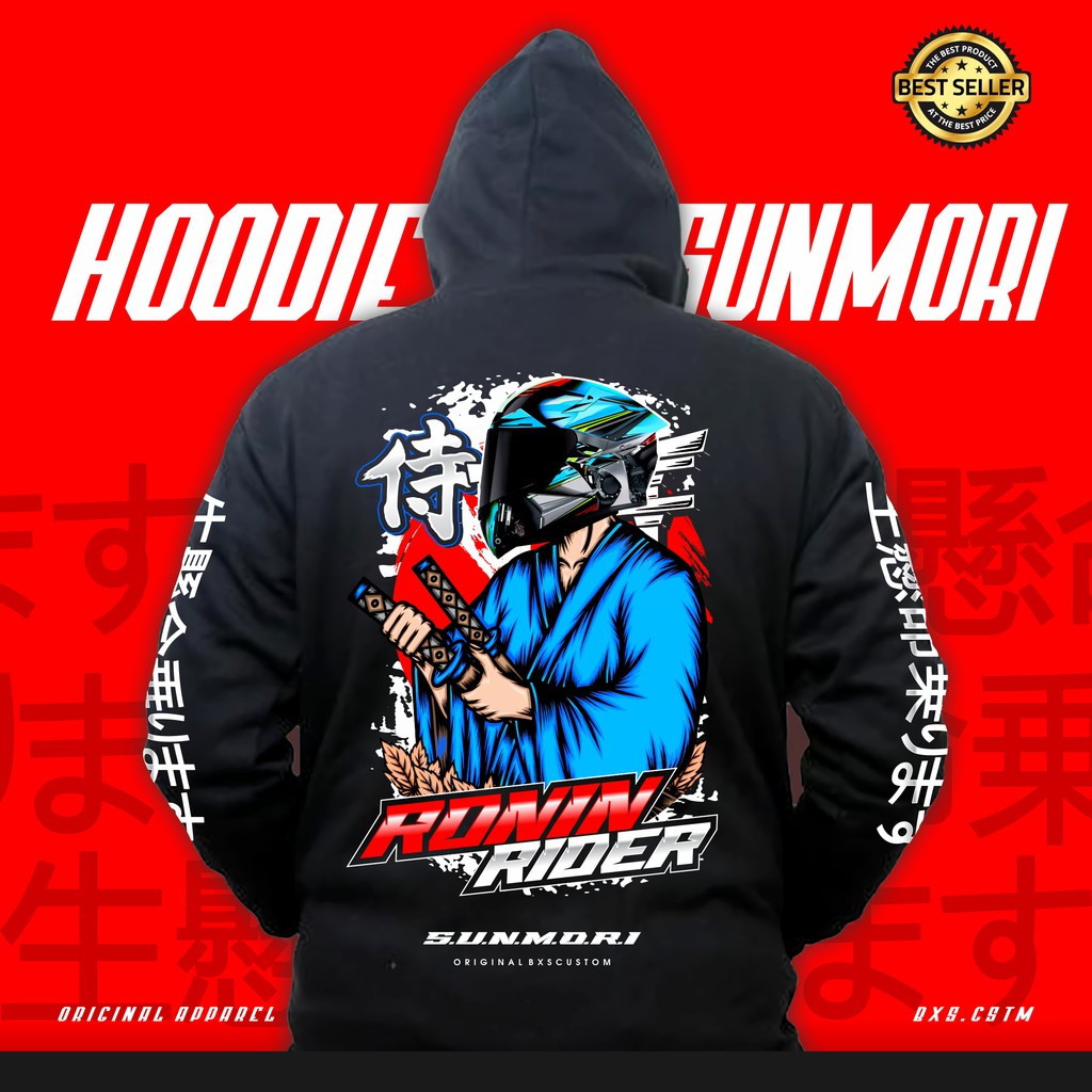 JAKET SUNMORI | HOODIE SUNMORI RONIN RIDER JAPANESE | SWEATER DISTRO