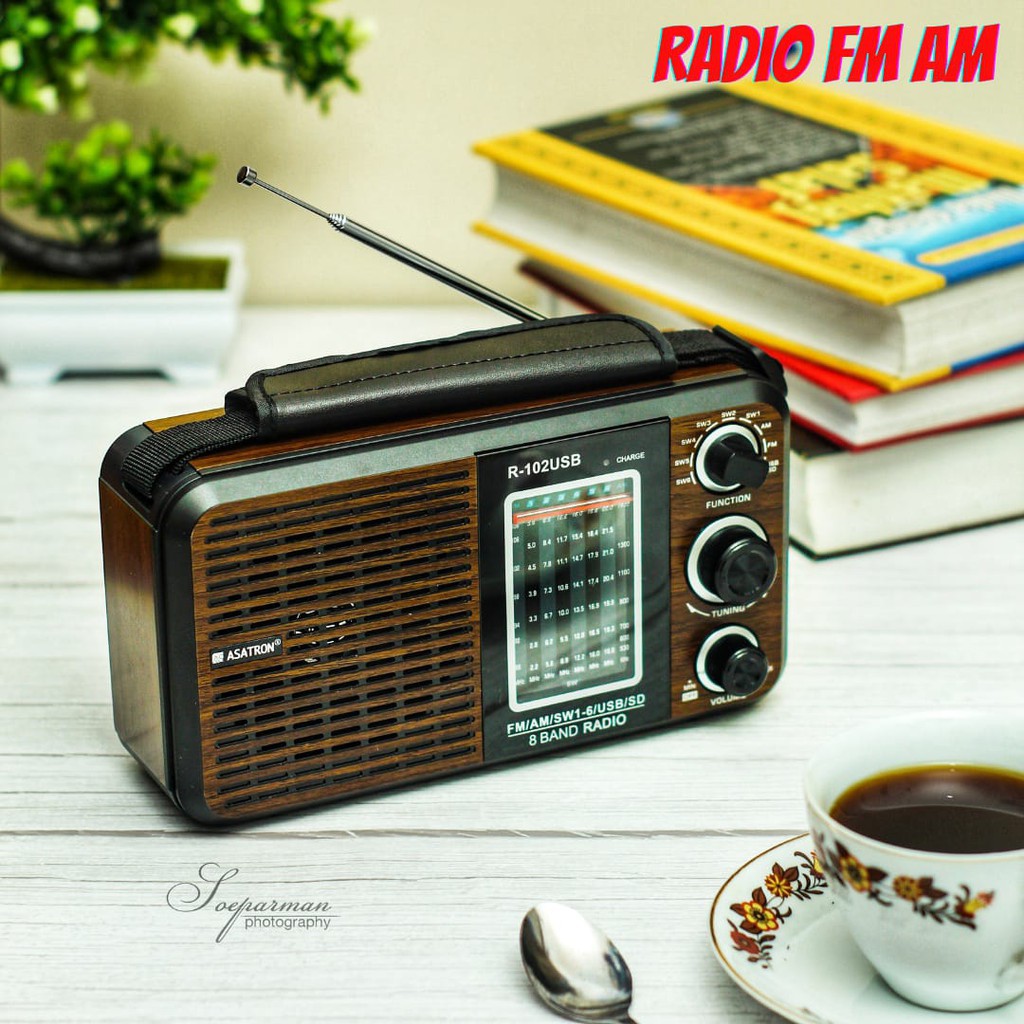 Radio FM AM SW1-6 Asatron R 102 USB/YIMA 126U 100% ORI