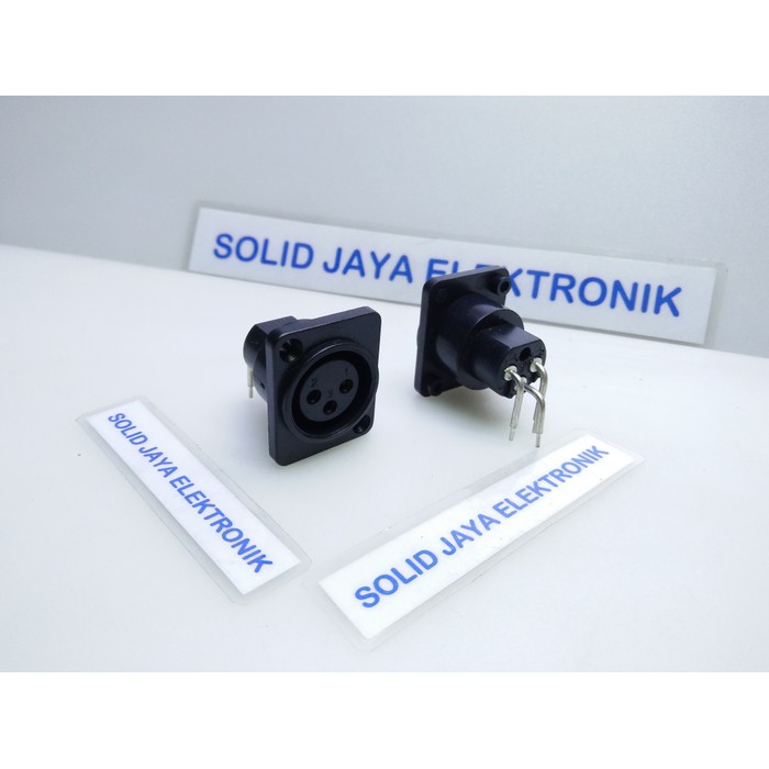 SOKET CANON FEMALE - SOKET CANON CEWE - CONTRA JACK JAK CANON - TERMINAL CANON CEWE FEMALE KOTAK