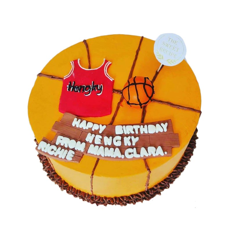 

The Sweet Recipe Basket Ball Cake Fondant