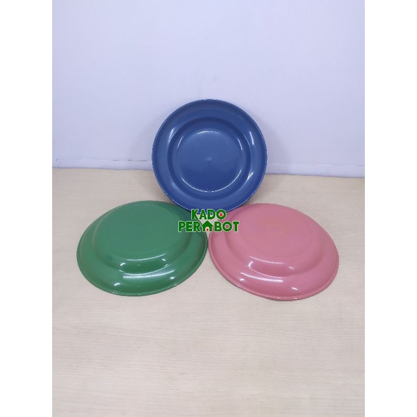 piring plastik cekung - piring plastik warna - piring plastik murah
