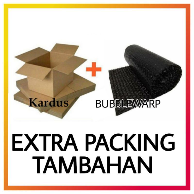 

Extra Packing Aman Dus (Kotak + Bubble Wrap) Kardus Tambahan