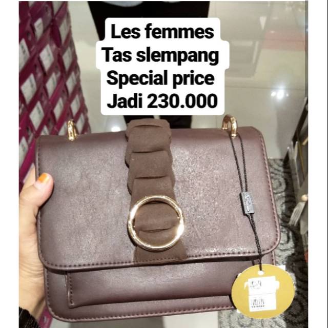 harga tas les femmes sling bag