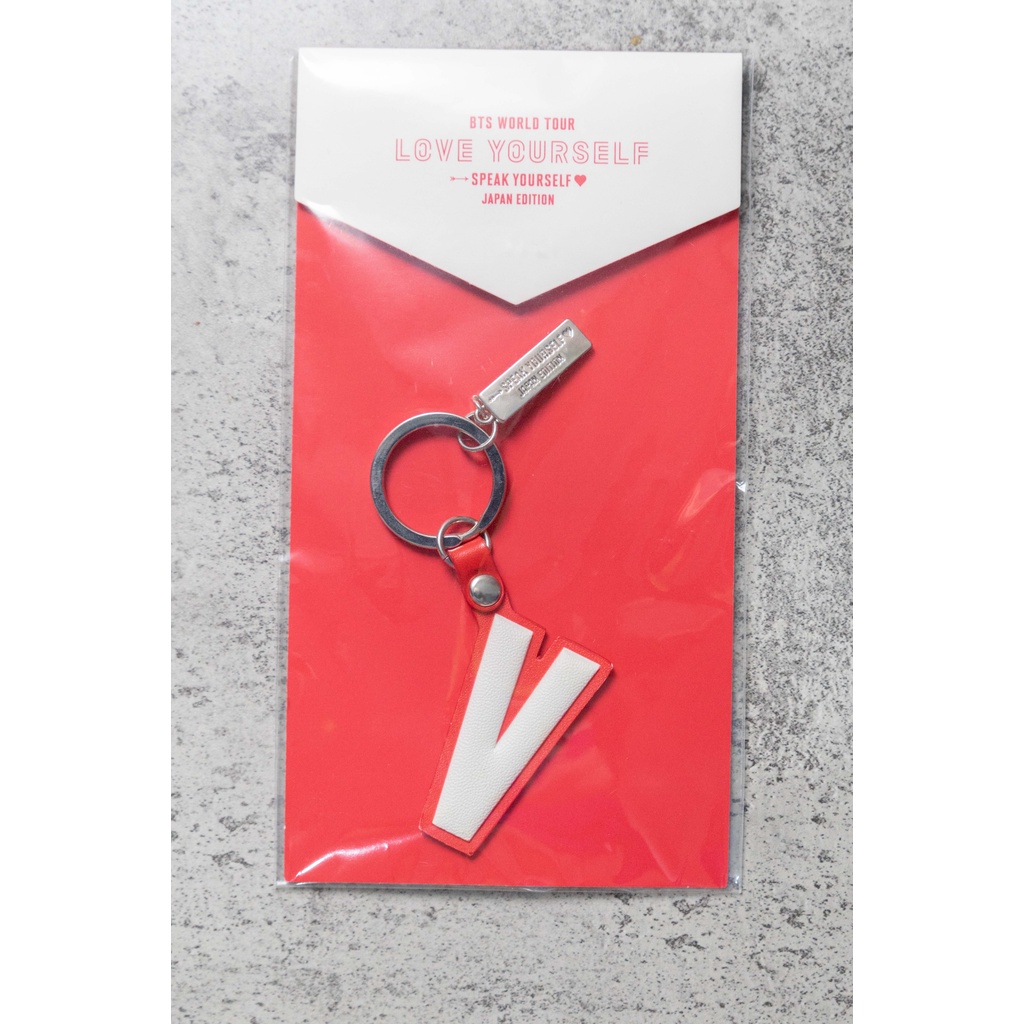 BTS World Tour LOVE YOURSELF SPEAK YOURSELF JAPAN EDITION V Keyring Official Merchandise