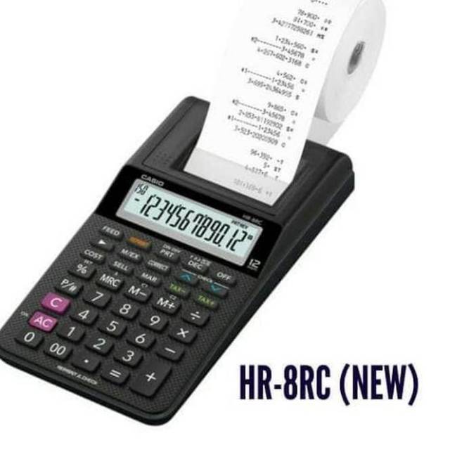 KALKULATOR CASIO KERTAS HR-8RC NEW