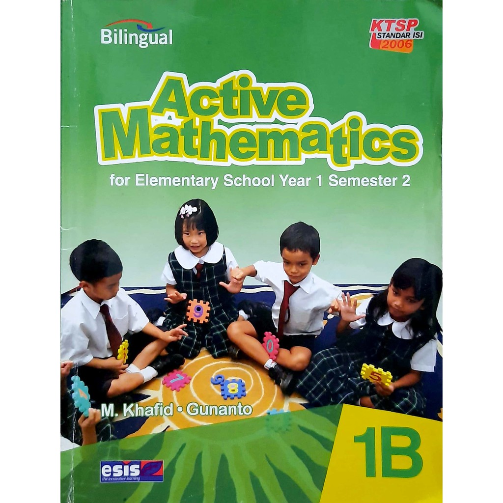 Buku ACTIVE MATHEMATICS 1B Esis Kelas 1 SD Smstr1 KTSP Matematika MTK