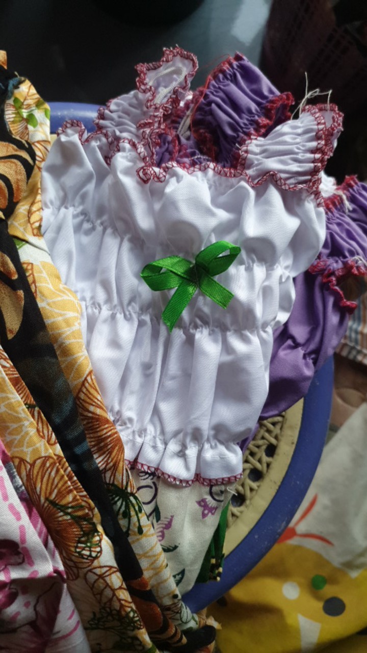 Daster Batik Rayon Anak Renda / Dress Bayi Harian Santai