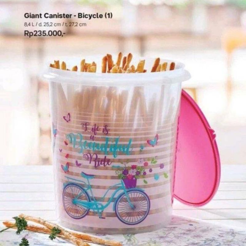 Toples Kerupuk - Toples Snack - Giant Canister Bicycle 8,4 liter