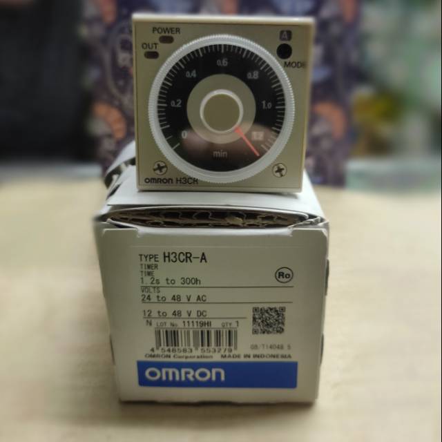 Timer H3CR-A 12V DC Omron original OMRON