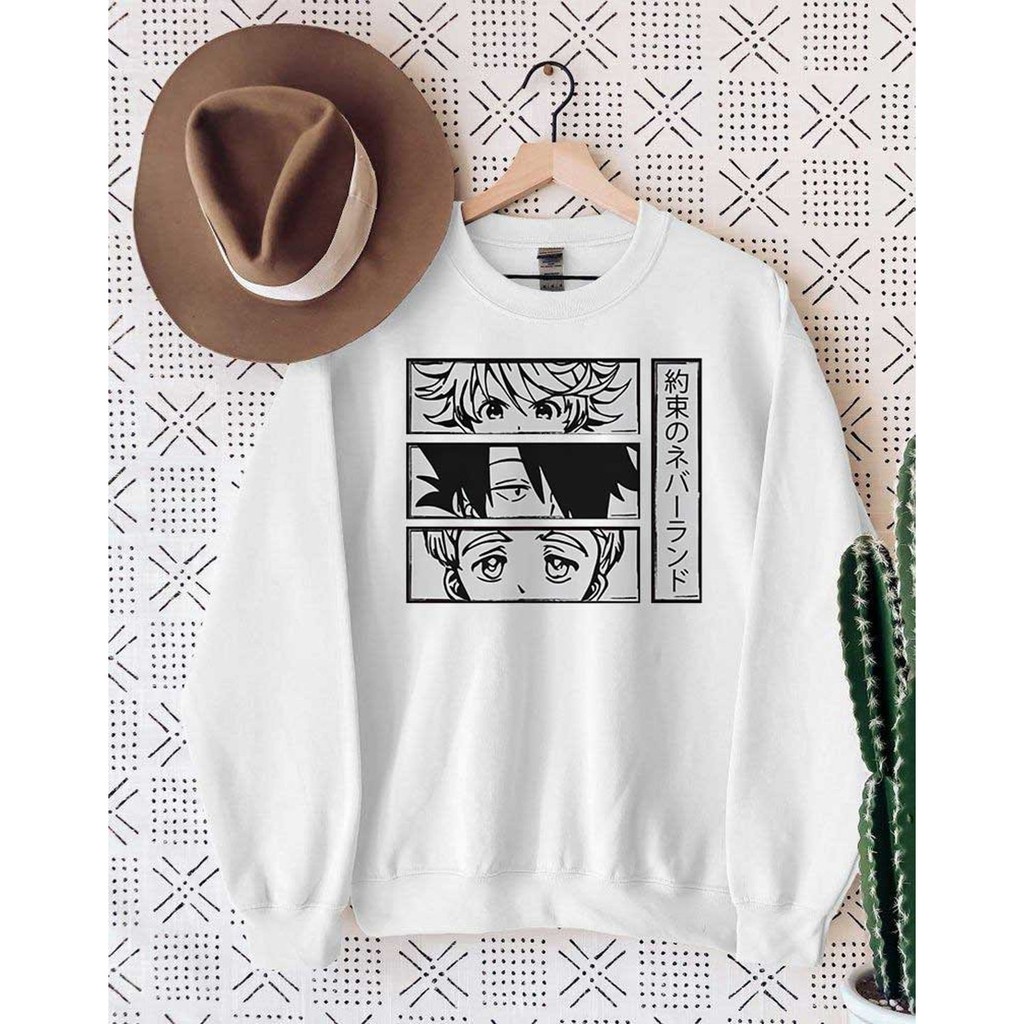 Crewneck The Promised Neverland Shirt, Emma Norman , Ray  Unisex Premium