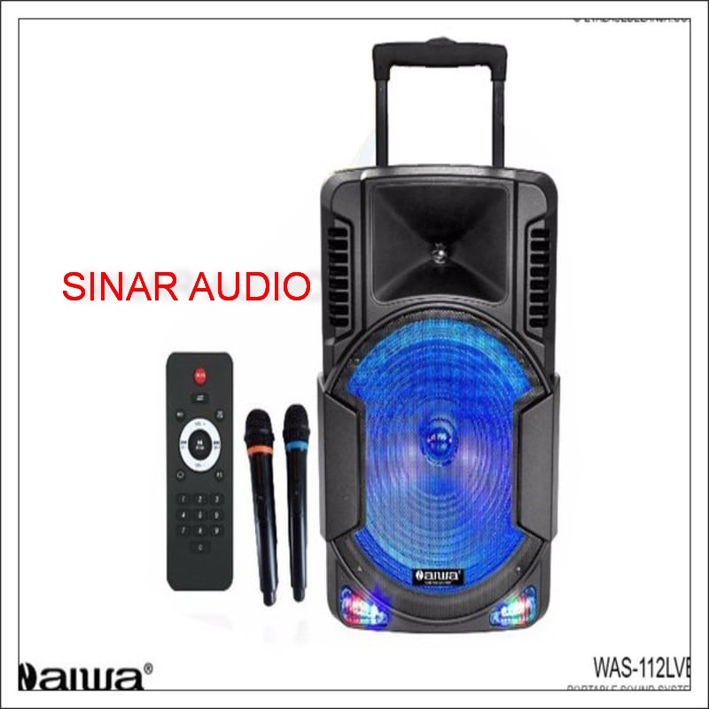 PORTABLE SOUND SYSTEM BLUETOOTH 12 INCH - NAIWA WAS-112LVB was 112 lvb