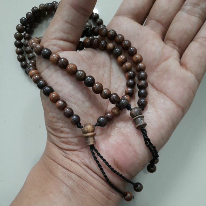Gelang Kayu Gaharu Asli 6mm - Tenggelam Air