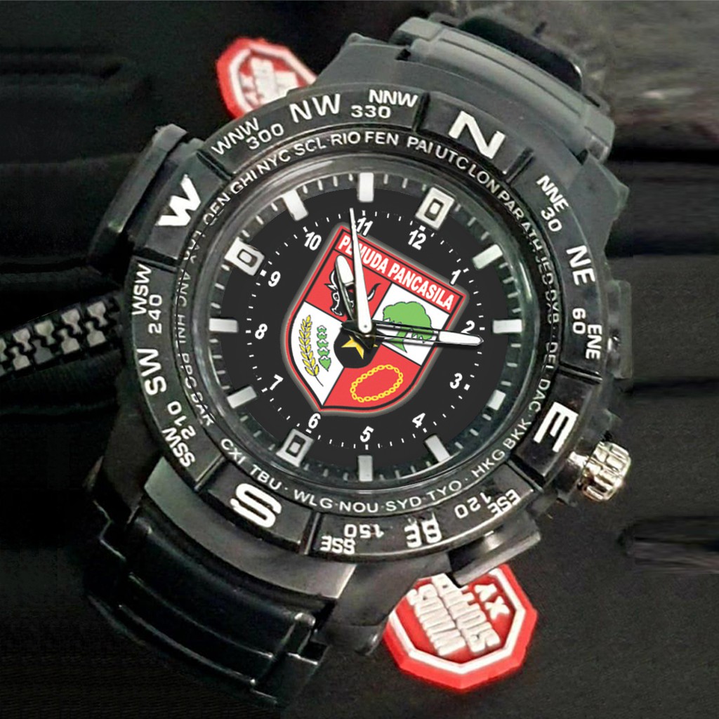 (EXCLUSIVE) Jam Tangan PEMUDA PANCASILA motif 4 Sport Bagus