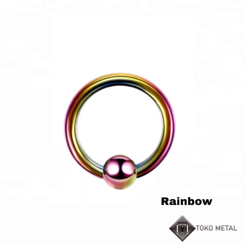 Anting 100% Titanium  Pircing Bandul/Bola Tindik kualitas Tinggi  Anti Karat Pria &amp; Wanita [ Toko Metal ]