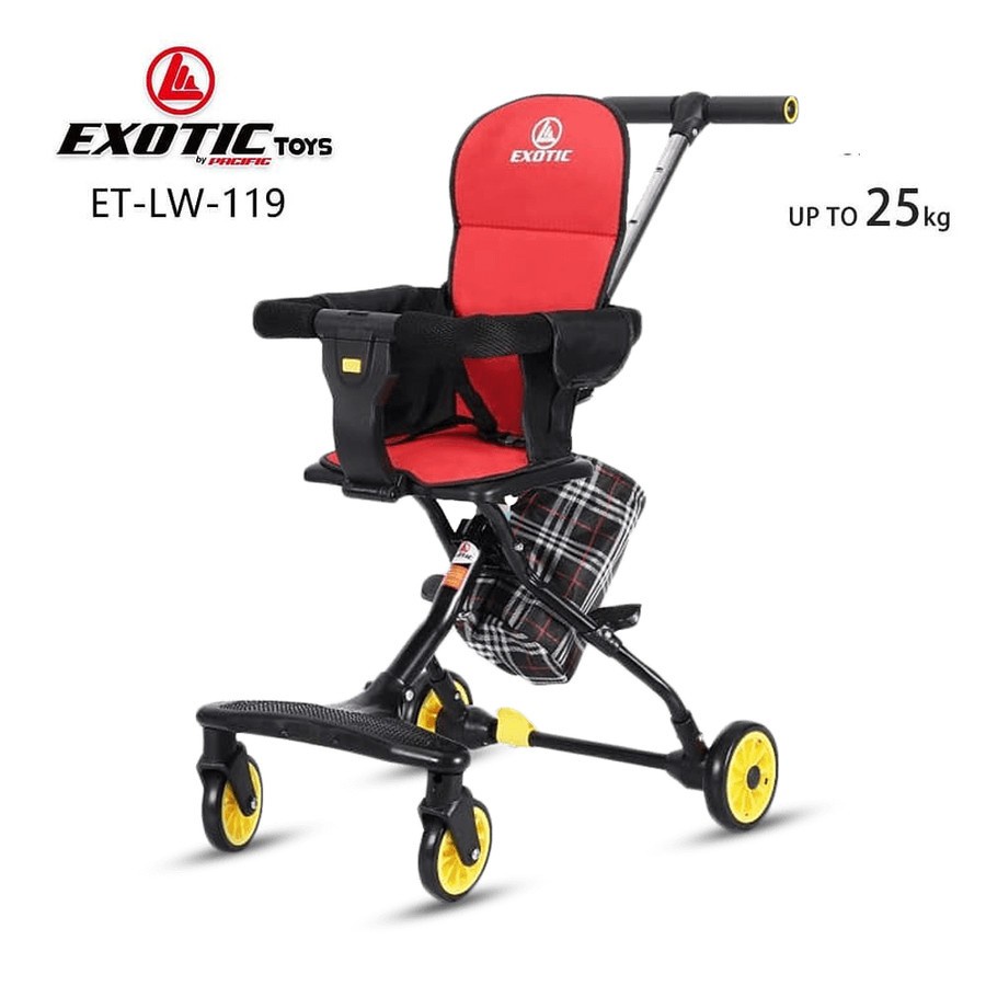 Exotic Magic Stroller LW 002/003/007/101/119/201/629-1 Kereta Dorong Bayi SNI-LW119 RED