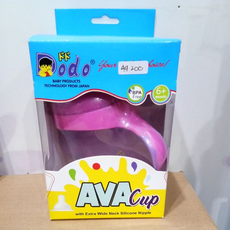 DODO AVA CUP DDC009 WITH EXTRA WIDE NECK SILICONE NIPPLE