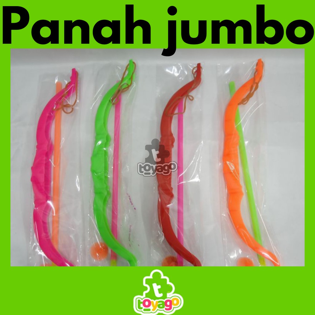 Mainan Panah Busur Besar/Panah Panahan Anak Isi 20 Pcs Grosir Murah