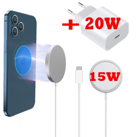 Magnetic Wireless Charger 15W Fast Charging / Wireless Charger Magnetik wireless