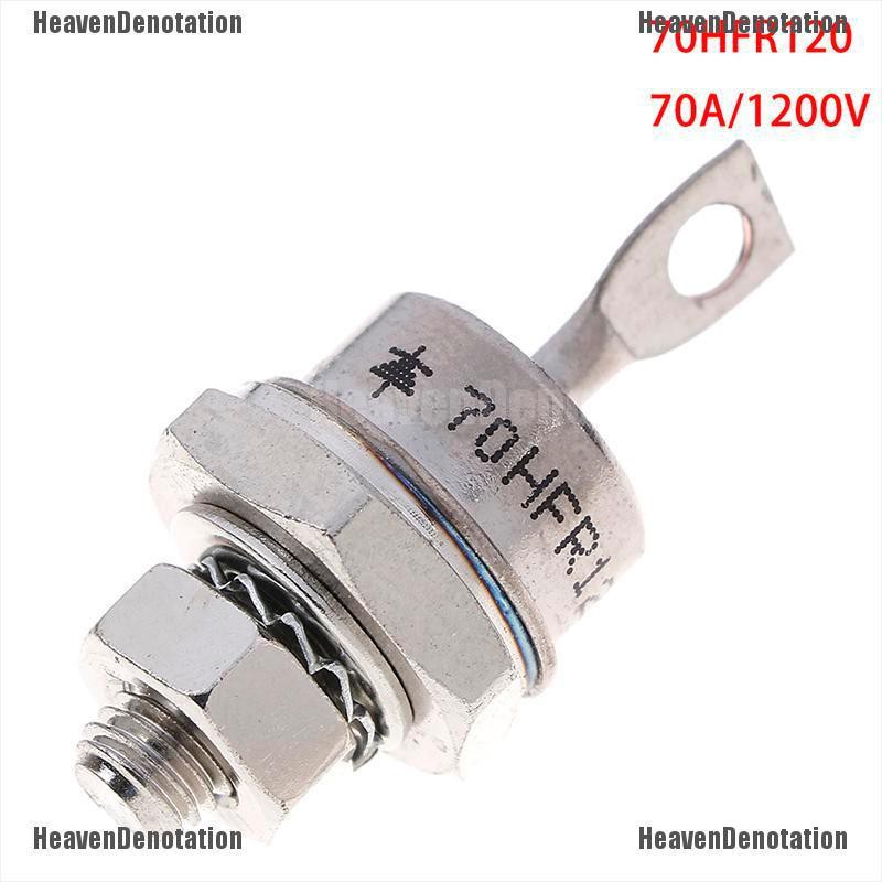 1 x 70hfr120 70a / 1200v Dioda Metal Stud Rectifier Dioda Tinggi