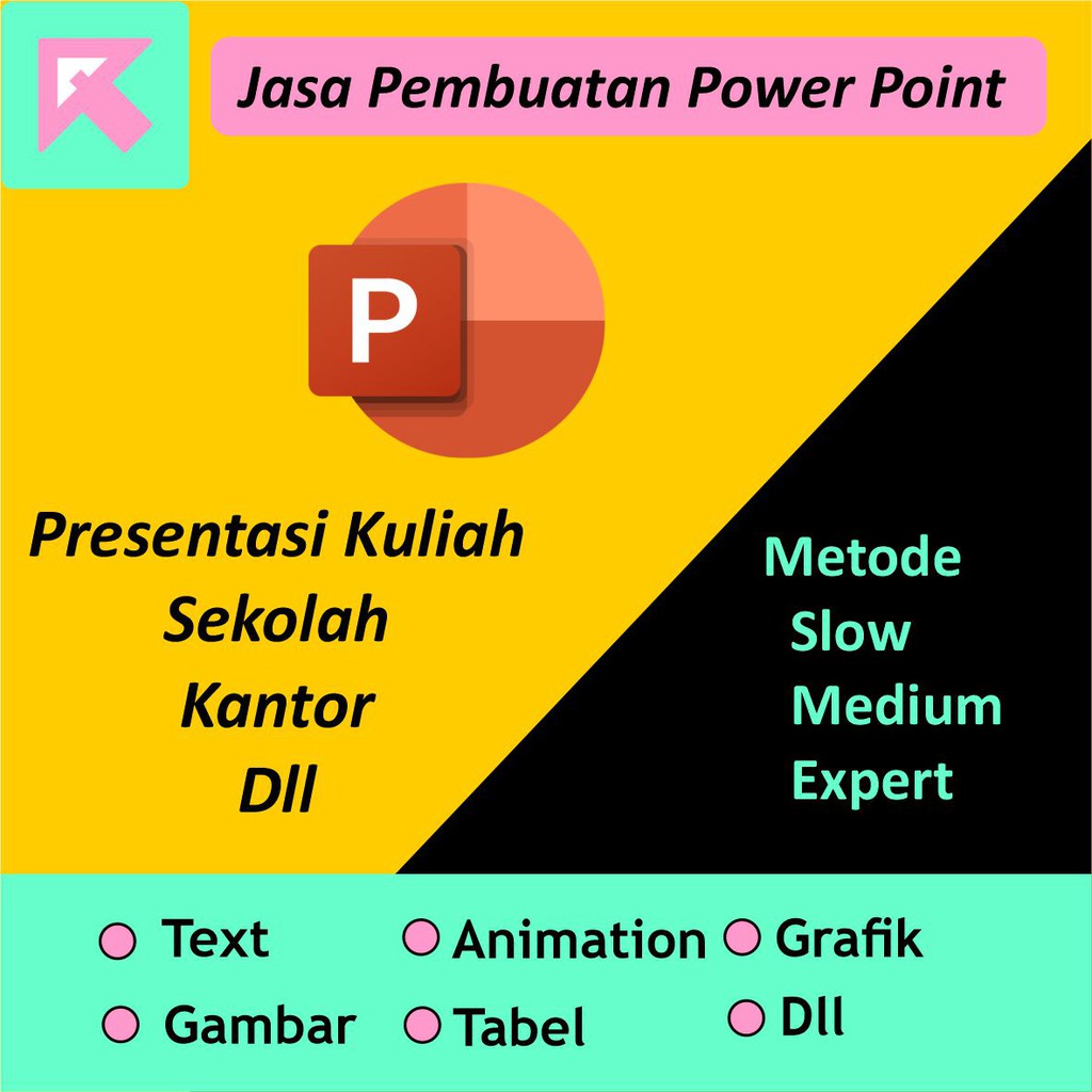 

Jasa pembuatan Presentasi degan Ms. Power Point