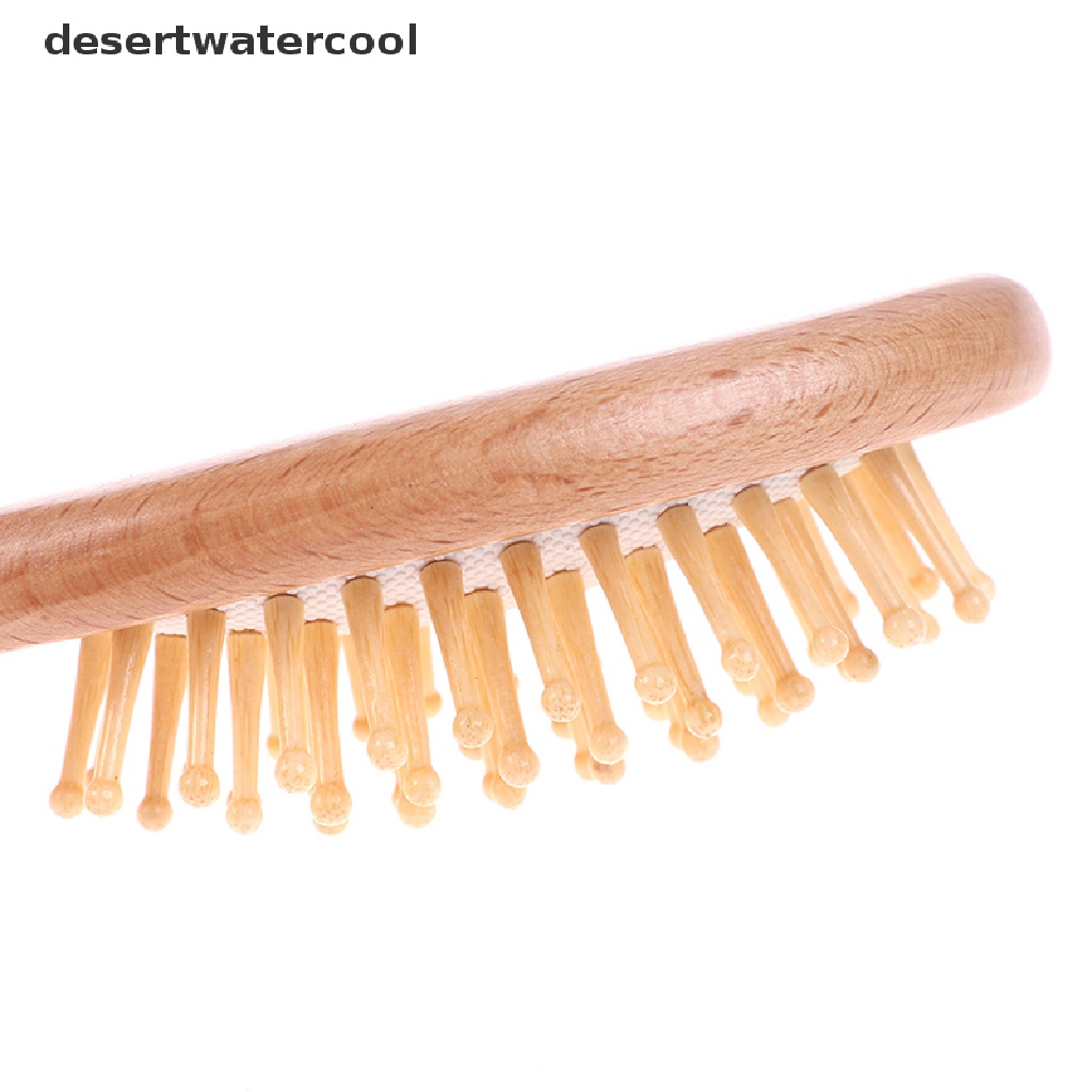 Deid 3Pcs / Set Sisir Rambut Bayi Newborn Bahan Kayu