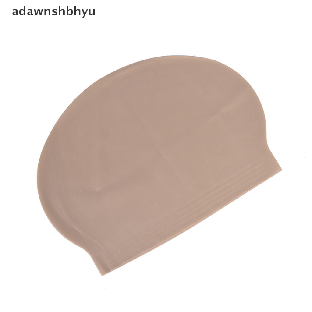 Adawnshbhyu Fake Latex Meat Skin Unisex Kepala Botak Wig Topi Karet Skinhead Kostum Prank ID