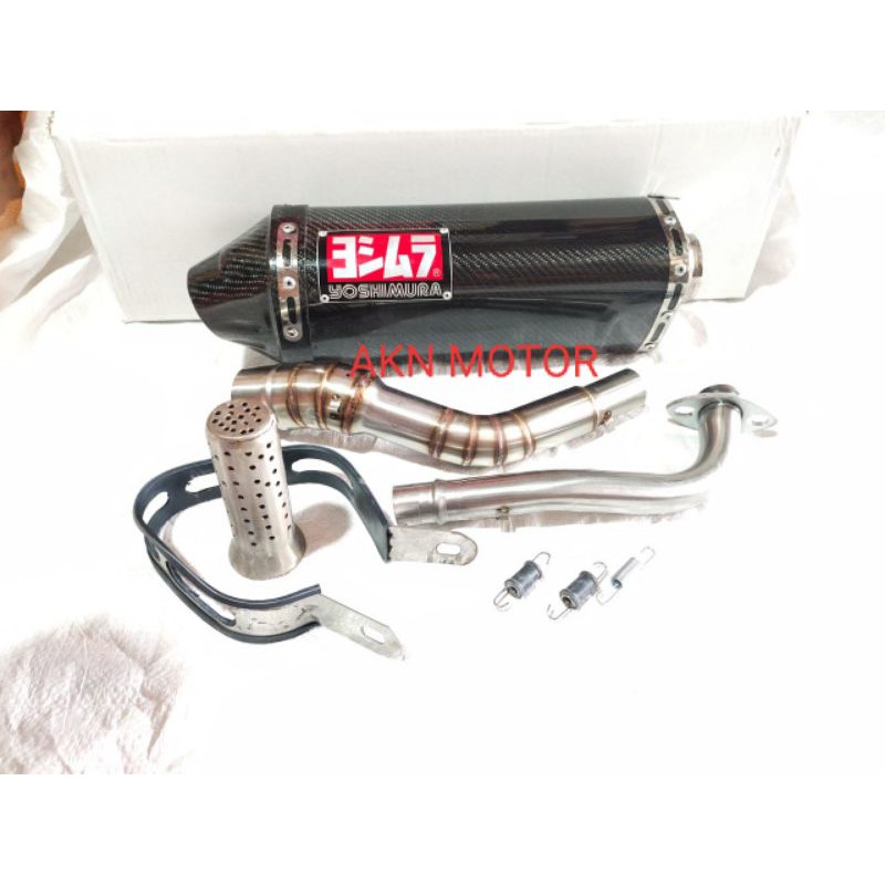 knalpot racing YOSHIMURA full system Honda PCX 150 new lokal pnp