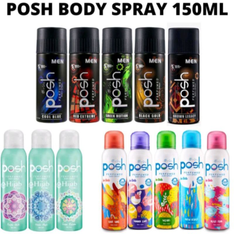 POSH BODY SPRAY PARFUME FOR GIRL 150ML//POSH PARFUME SPRAY