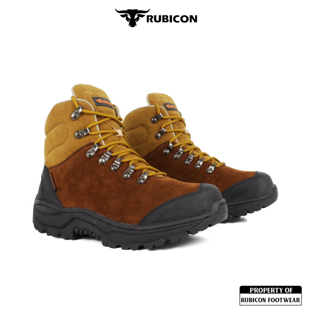 RUBICON VOLCANO HIGH SEPATU BOOTS SAFETY TRACKING GUNUNG KERJA LAPANGAN PRIA UJUNG BESI PREMIUM