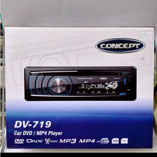 TAPE SINGLE DIN DVD USB CONCEPT 704